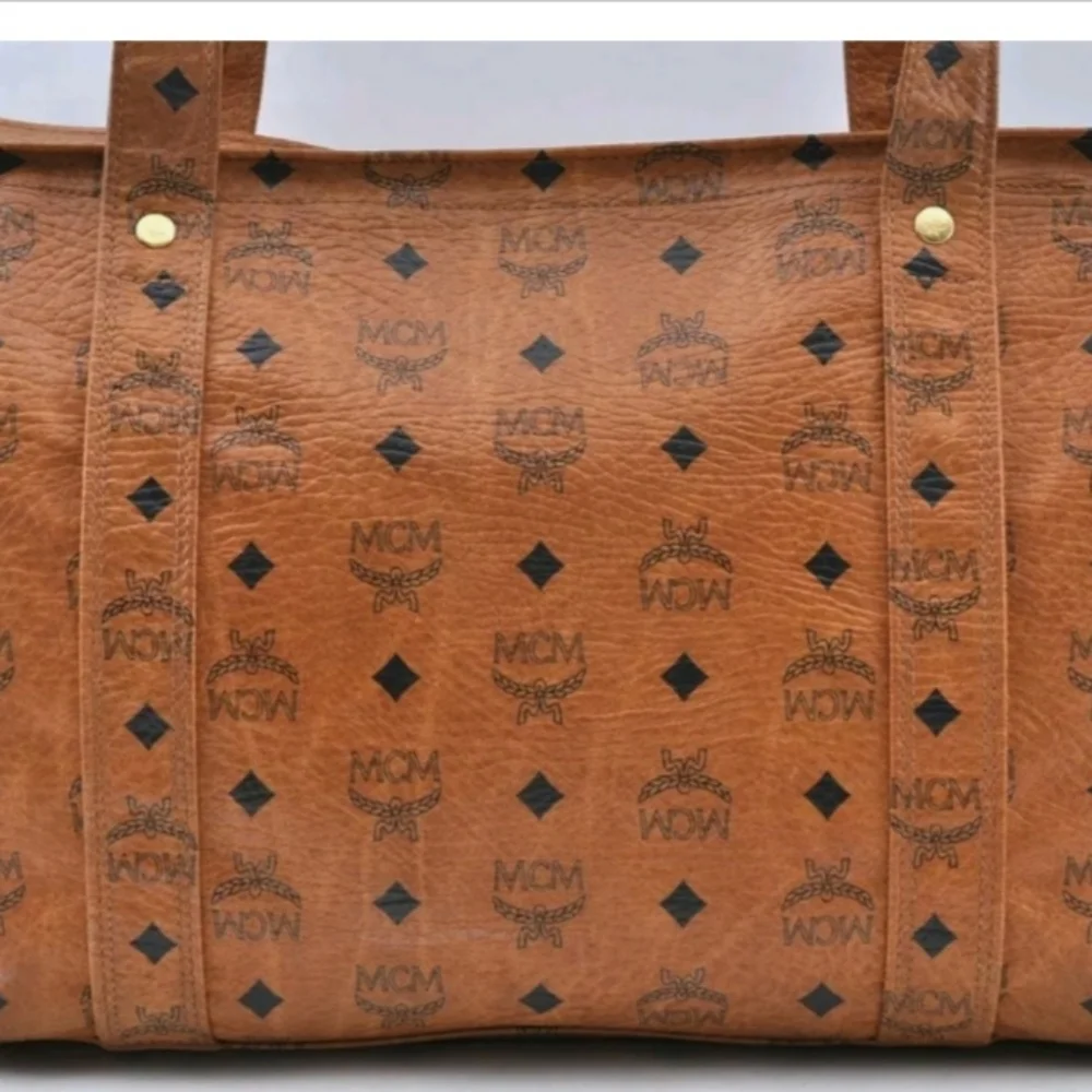 ****** SOLD ***********MCM Shopper Tote Bag - Picture 4 of 8